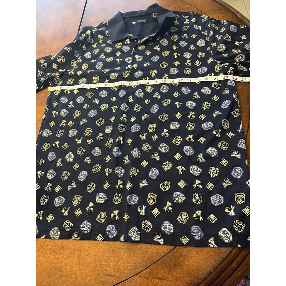 Wedge Golf Polo Shirt Blue Size Large Golf Tee Golf Balls Insignia EUC - Picture 5 of 6